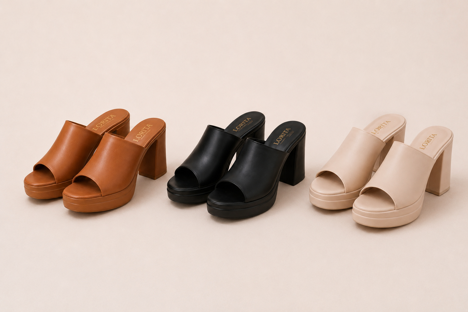 Mules à talons